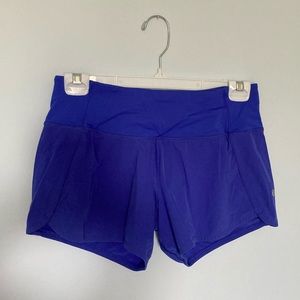 Lululemon Run Times Short Size 4 Jet Stream